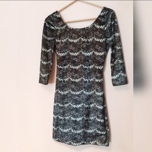 Charlotte Russe bodycon dress w back cutout